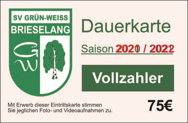 Dauerkarte 2021/2022